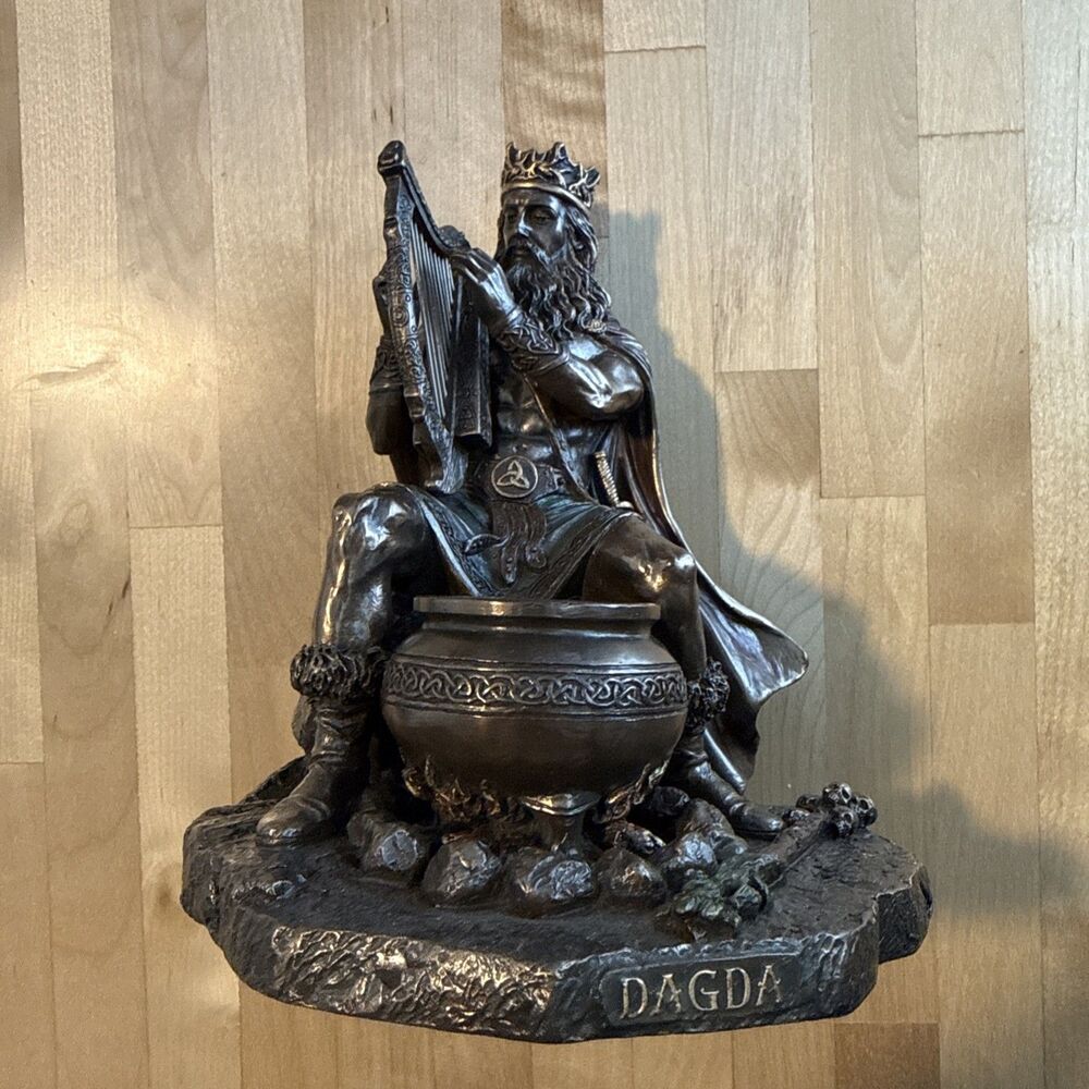 Veronese Design 7 1/4" Tall Celtic God Dagda Druid King of Tuatha De Danann Cold